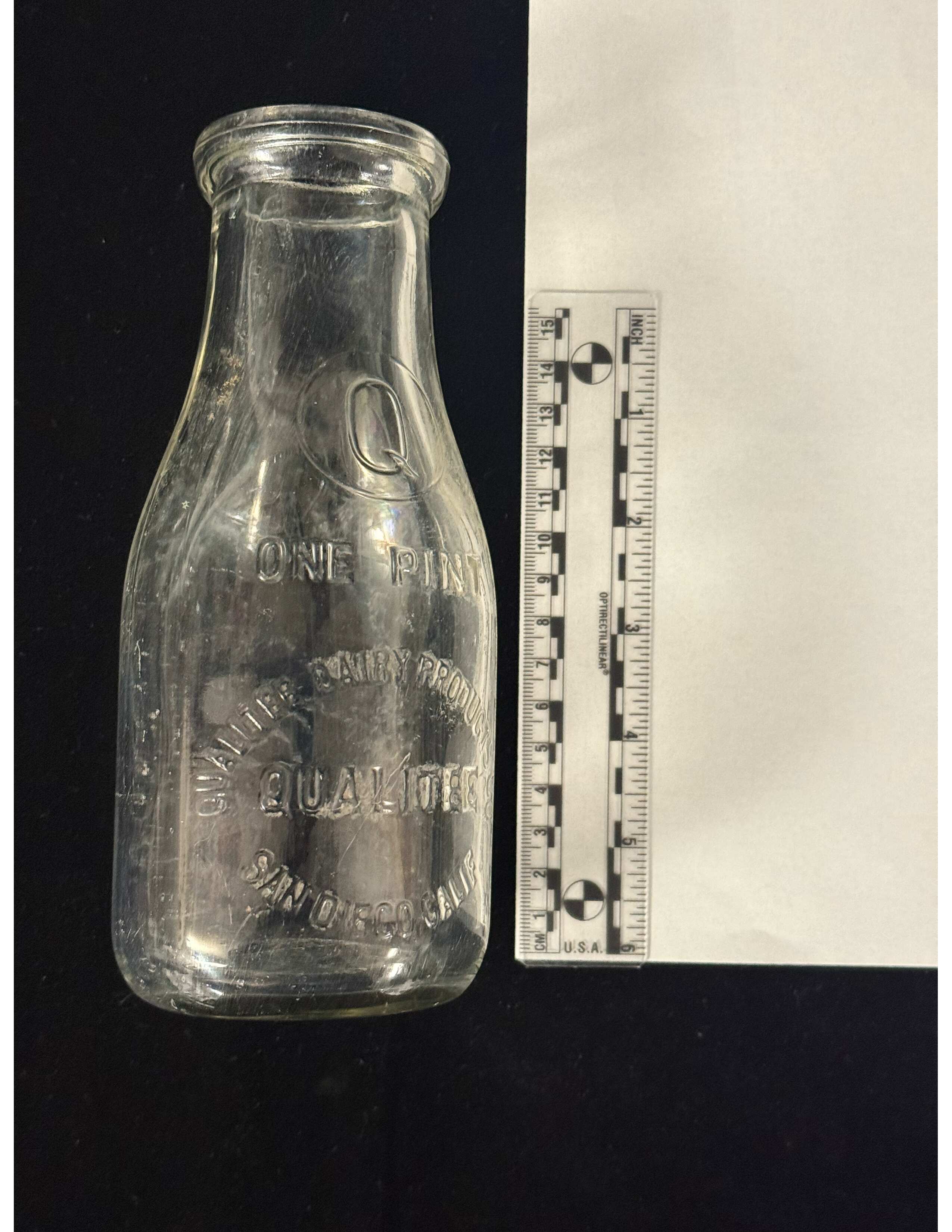 Qualitee milk bottle, 2026.